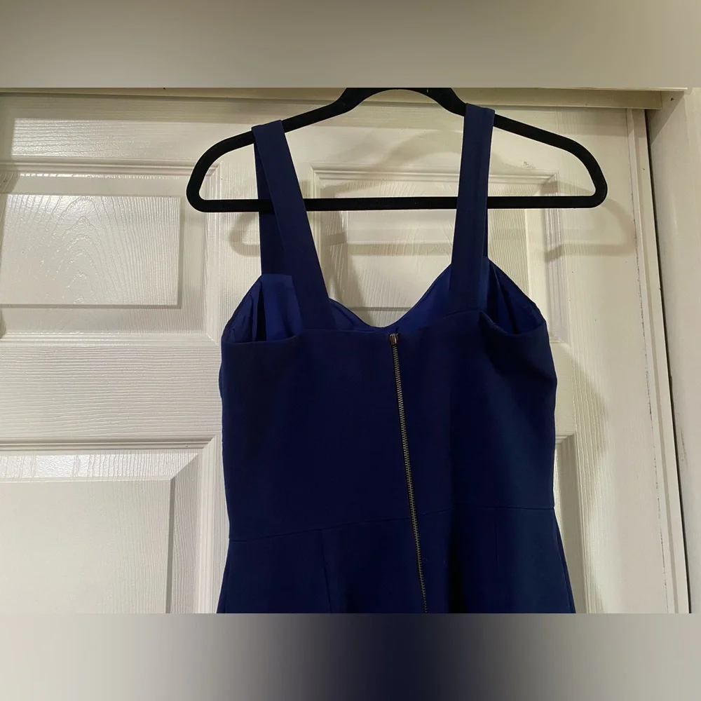 Nicole Miller‎ Artelier Elegant Navy Jumpsuit With White Buttons Size 4